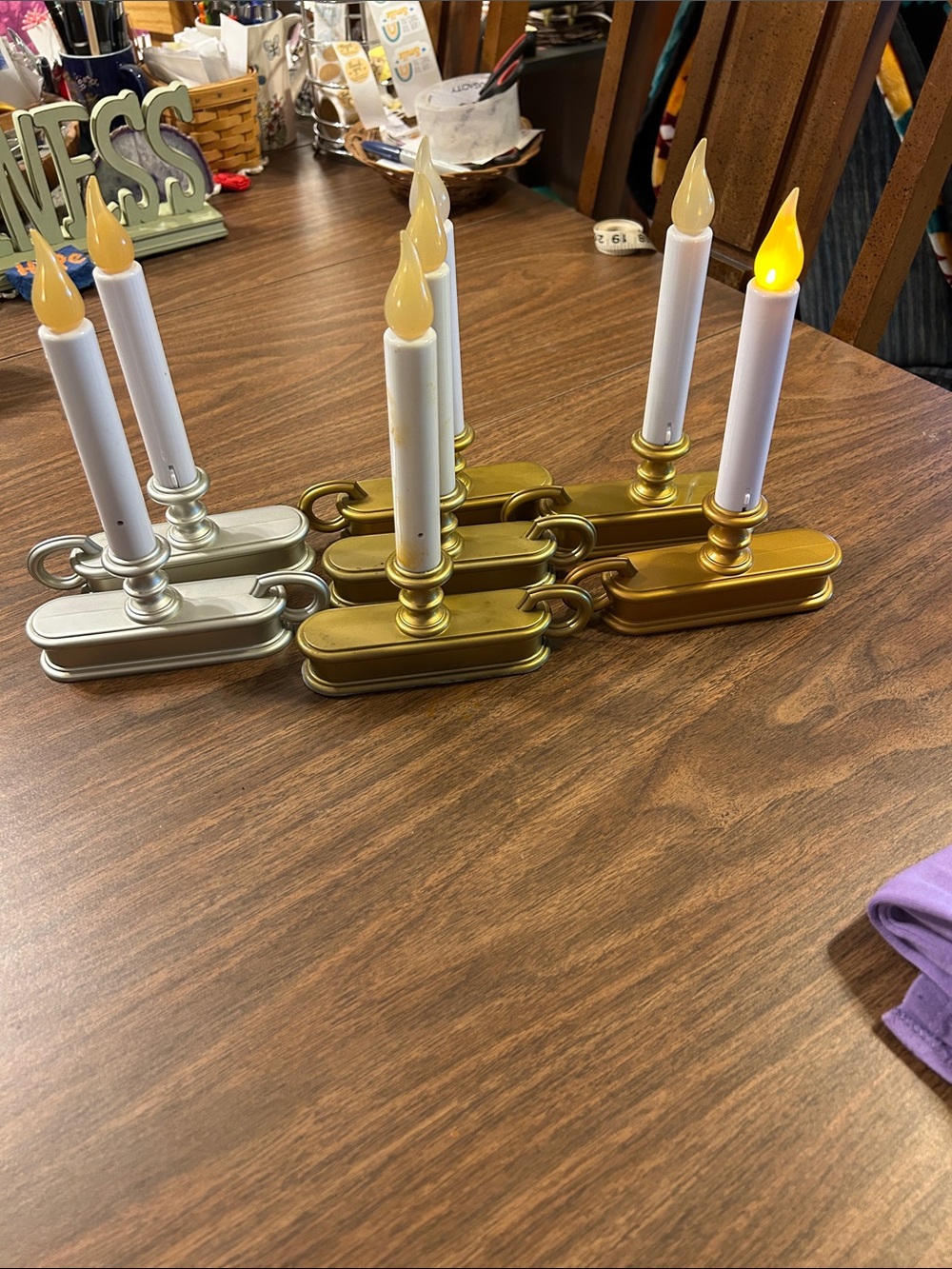 Gold & Silver LED Candle Set - Home Accents